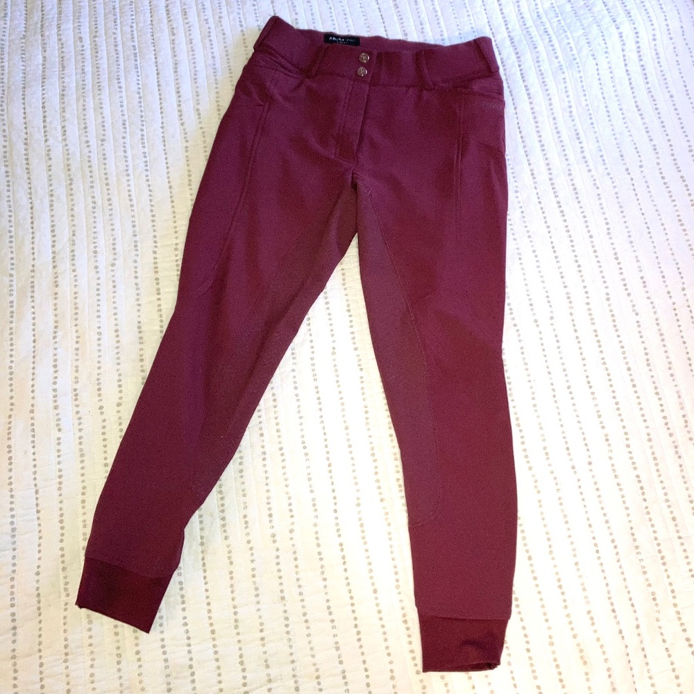 Ariat Women's Skinny Jodhpurs in Burgundy